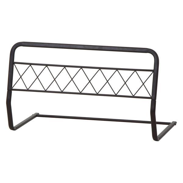 立ち上がるのに支えになるスプリングマット用ベッドガードブラウン89195※立ち上がるのに支えになるベッドガードです。※商品サイズ幅760 奥行390 高さ445mm材質スチールパイプ色 ブラウン89195一部組立式