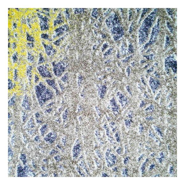 タイルカーペット50×50cm　カットパイル16枚セットETV46ブラウンベージュにブラックグレーの混在柄イエロー色も入っている