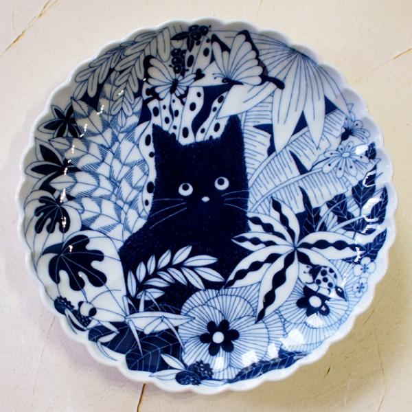 有田焼/ねむり猫 有田焼 抗菌 排水口カバー ねこ 可愛い 留守番 眠り猫 衛生的