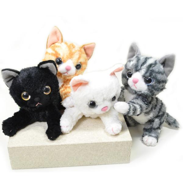 猫のぬいぐるみ いっしょがいいね くたくたビーンズぬいぐるみ ２Ｓ