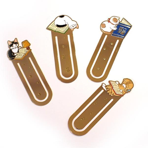 ■メーカー情報：有限会社ポタリングキャット / 日本■生産国：中国■真鍮に金メッキ■サイズ：約３０×７０ｍｍ自由気ままにお散歩する猫★ポタリングキャット♪読書をしている？猫達のブックマーカー★誰もいないところで、猫達は毎日こんなことしている...