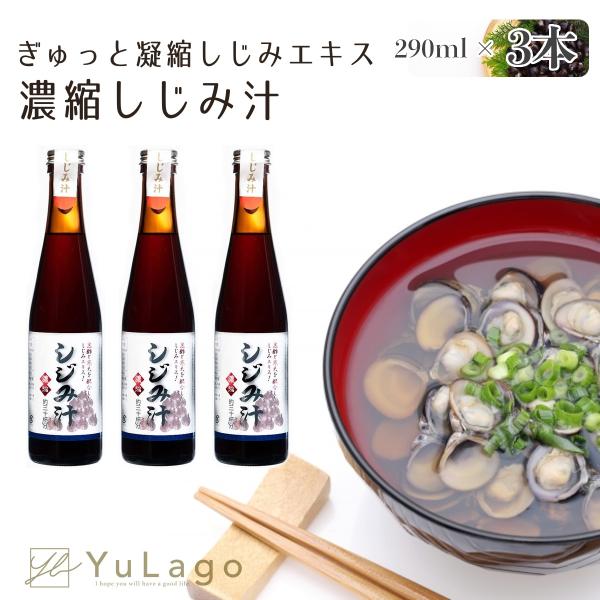 しじみ汁 濃縮 即席 みそ汁 吸い物 だし スープ サンコウフーズ 3本 爆買