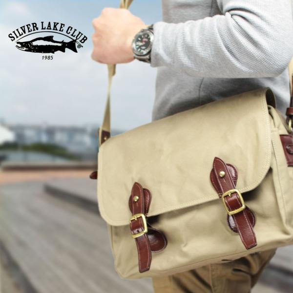 ショルダーバッグ メンズ 帆布 日本製 ブランド SILVER LAKE CLUB
