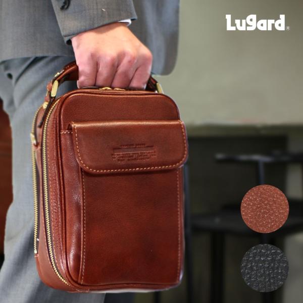 ショルダーバッグ メンズ 革 軽量 ブランド 日本製 Lugard
