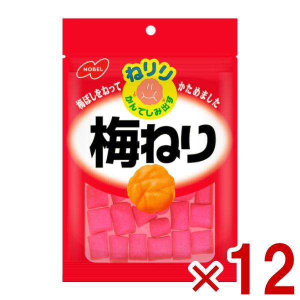 ノーベル 20g ねりり 梅ねり (6×2)12入 (ポイント消化) (np-2) (賞味期限2027.4月末) メール便全国送料無料