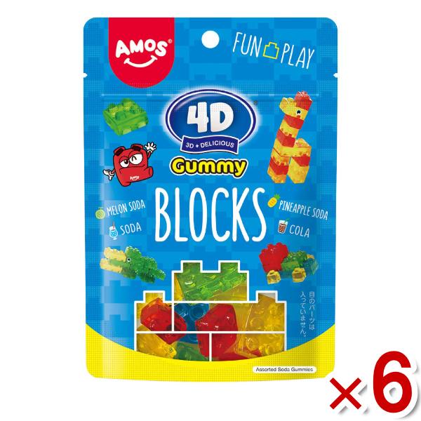 Kanro カンロ 4Dグミ ブロックス 72g×6入 (ポイント消化) (np Kanro カンロ 4Dグミ ブロックス 72g×6入 (ポイント消化) (np