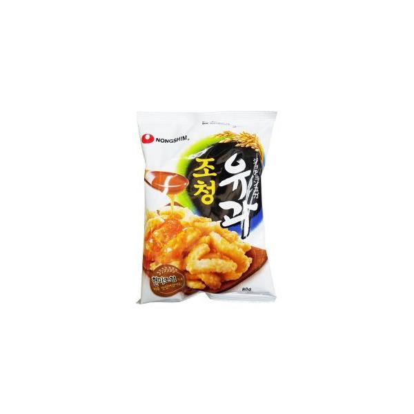 商品詳細■商品名：スナック菓子■原材料名：米粉30％（米国産）、米油（タイ産）、精白糖、澱粉、パーム油、精製中白糖、フラクトオリゴ糖、スイート乾燥粉末、小麦粉（小麦）、ゴマ、蜜1％、精製塩、イースト味粉末（酵母エキス、マルトデキストリン） ...