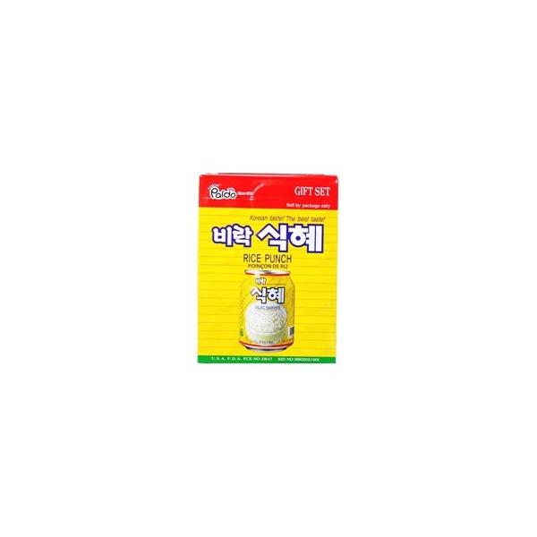 パルド　シッケ　1box（238ml×12缶入）　韓国伝統のお米を使った甘い発酵飲料　韓国飲料　韓国ジュース