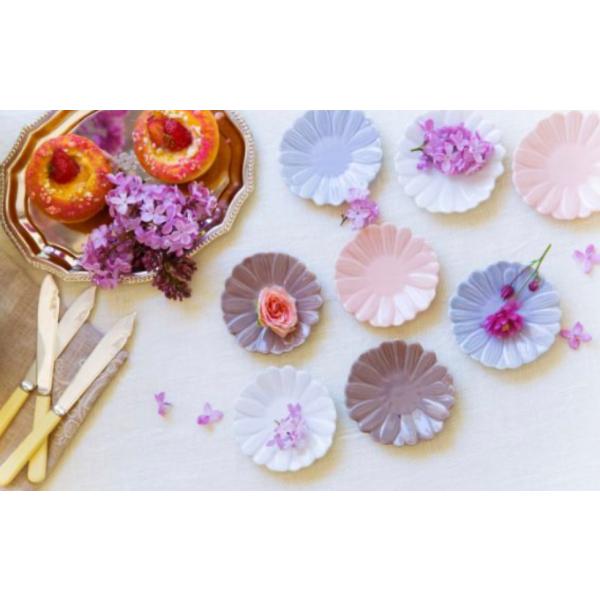 お皿 小皿 8枚セット プレート 食器 おしゃれ 小さなお花たち 花柄 キッチン雑貨 かわいい ギフト