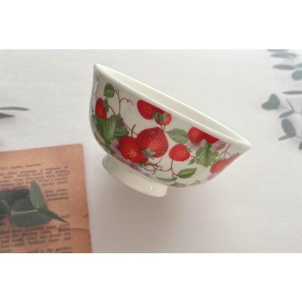 茶碗 お茶わん 茶わん 飯碗 ライスボウル ストロベリー ロイヤルアーデン いちご キッチン雑貨  食器 陶器 アウトレット 特価