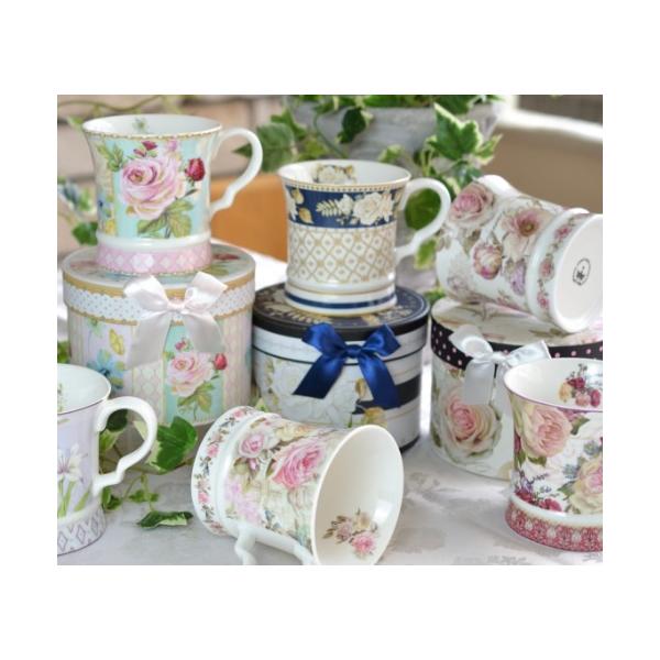 マグ マグカップ ギフトボックス入り ロイヤルアーデン ローズ  薔薇雑貨 バラ キッチン雑貨 食器 コップ 陶器 プレゼント かわいい