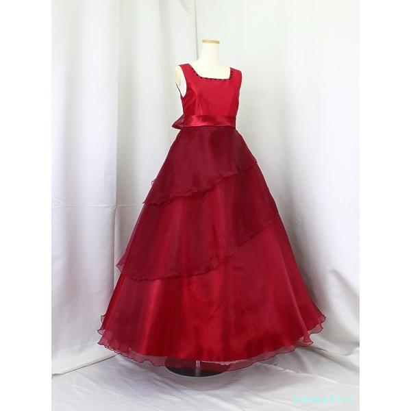 ゆめりすと プリマダージュv2 ワイン 150：演奏会発表会用ドレス  