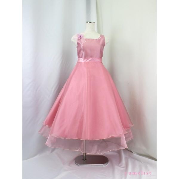 ゆめりすと140 花柄ピンクドレス ゆめりすと ビクトリアv5 クラシックピンク 140：演奏会発表会用子供