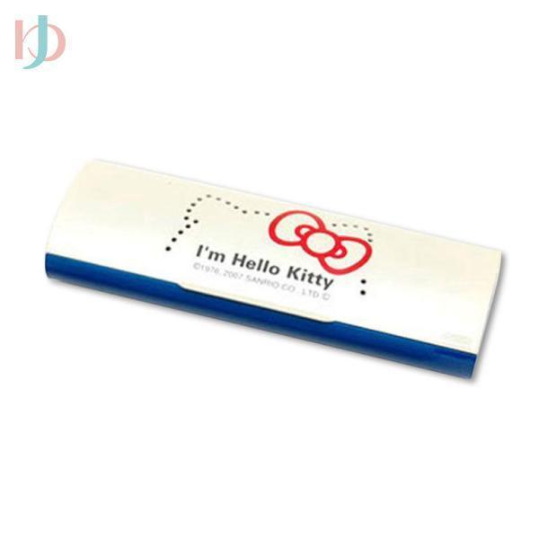 ハローキティ キティちゃんメガネケース ブルー メガネケース : ゆめ