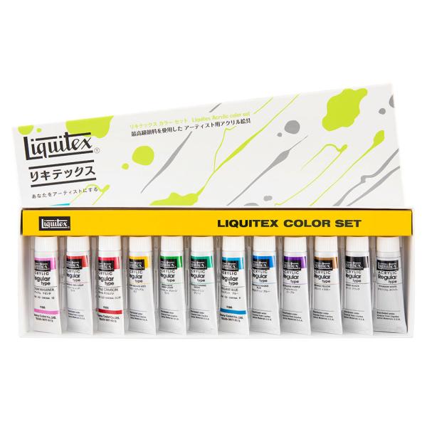 Liquitex ���L�e�b�N�X ���M�����[10ml 12�F�Z�b�g �~�L�V���O Liquitex R2