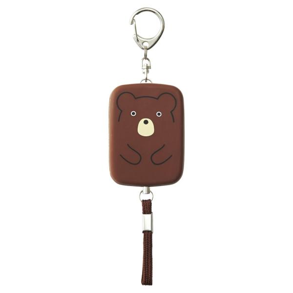 通勤、通学の街頭防犯用の防犯ブザー。防犯ブザーは子供が持つイメージですがストーカーや帰宅途中の女性が襲われるなど物騒な事件が増えてきている昨今、幅広い層に使って頂ける商品です。防犯ブザーはABS樹脂製の本体に動物のイラストが入った柔らかいシ...