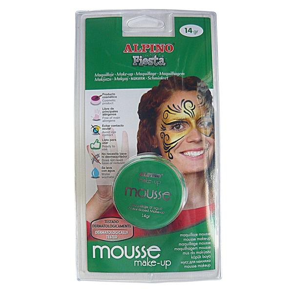 CEマーク適合商品の安全に配慮したフェイスペイントムースです。　スポンジやブラシを使ってフェイスペイントを楽しむことができます。　指でムースを取り直接フェイスペイントが出来ます。　水で洗い流すことが出来きるので使用後の取り扱いも簡単です。　...