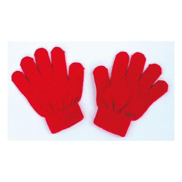 よくのびるカラー手袋！　サイズ:150×130mm。　子供用サイズ※洗濯、アイロンがけをすると極端に縮みます。ご注意ください。アクリル製。