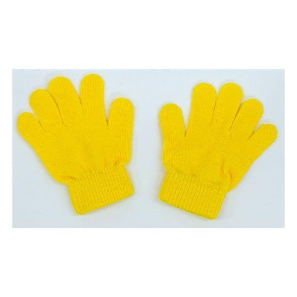 よくのびるカラー手袋！　サイズ:150×130mm。　子供用サイズ※洗濯、アイロンがけをすると極端に縮みます。ご注意ください。アクリル製。
