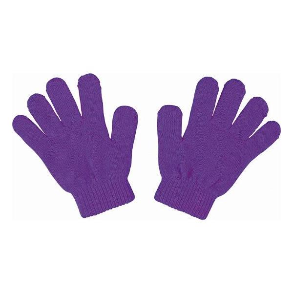 よくのびるアクリル製カラー手袋！　サイズ:150×130mm。　子供用サイズ※洗濯、アイロンがけをすると極端に縮みます。ご注意ください。