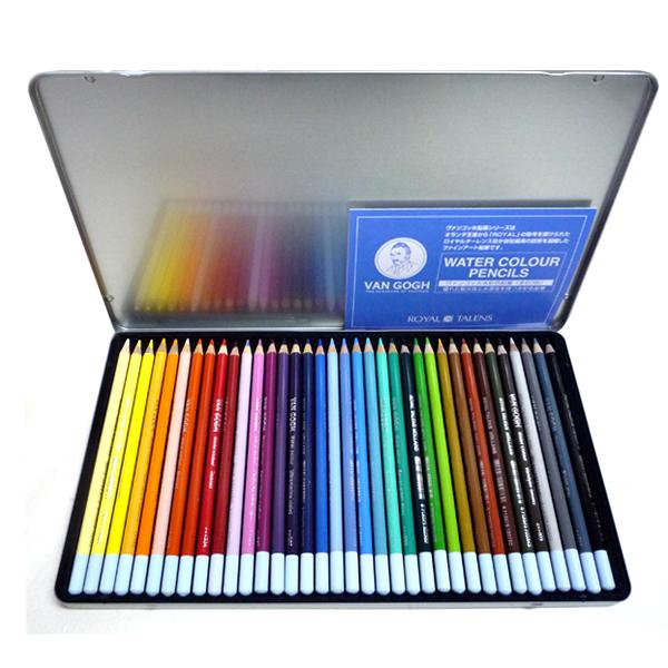 ヴァンゴッホ水彩色鉛筆36色セット - 画材