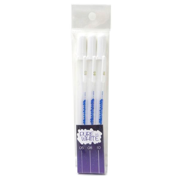【3個セット】ピュアルピエ PureLupie 薬用ホワイトニングゲル タチカワ 水性ゲルインクペン ピュアホワイト 3本セット TPW3S