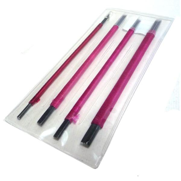 全長約155mm《セット内容》平刀（4・6mm）各1、サラエ（印刀・1．5mm）、印刀（4mm）、半透明樹脂シース入