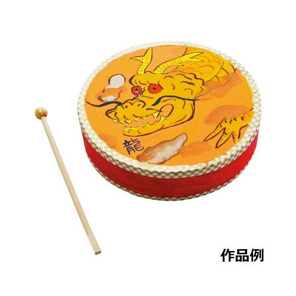 工作キット パーランクー エイサーくん 和楽器 手持ち太鼓 : ゆめ画材