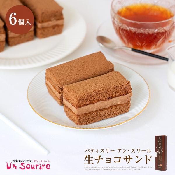 ケーキ チョコ 生チョコ 生チョコサンド 冷凍 おいしい ふわふわ スポンジ スイスカルマ社 生クリーム チョコクリーム ミニ ミニケーキ かわいい