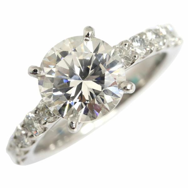 ダイヤモンド リング D2.545ct VSクラス Pt900 13.5号 ソーティング付き 立爪 プラチナ Diamond