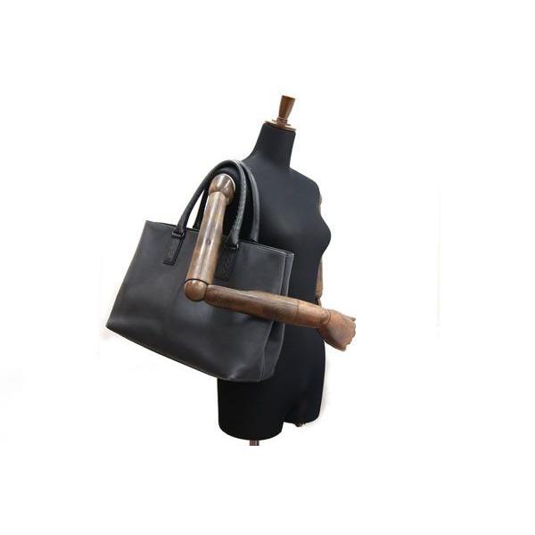 ボッテガヴェネタ トートバッグ マルコポーロ トートバッグ マルコポーロ グレー レザー 中古 トートバッグ メンズ Bottega Veneta 夢市場プレミア