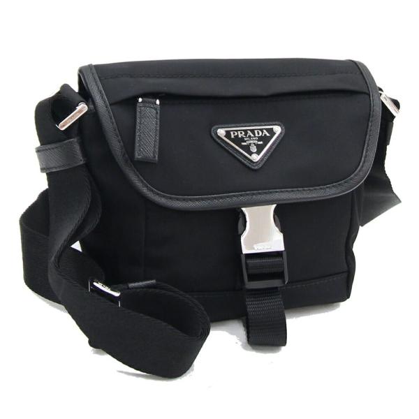PRADA（プラダ） ショルダーバッグ リナイロン サフィアーノレザー