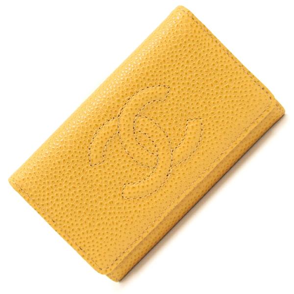 CHANEL（シャネル） 6連キーケース ココマーク A13502 イエロー
