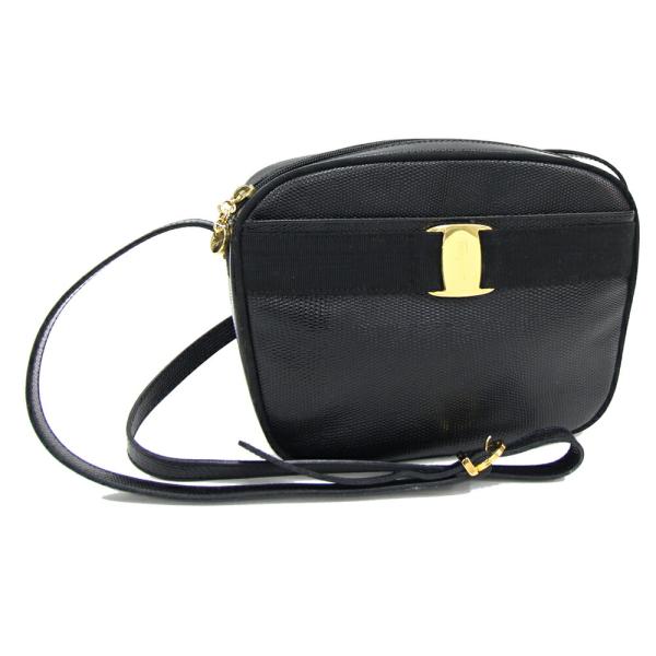 FERRAGAMO（フェラガモ） ショルダーバッグ ヴァラ AB214183 ブラック 