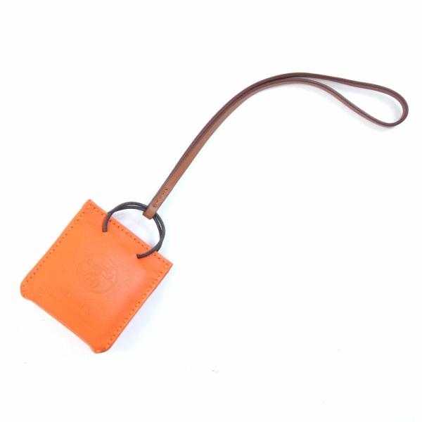 HERMES（エルメス） バッグチャーム サック オランジュ フー ゴールド