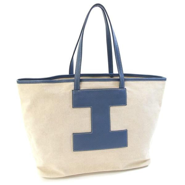 IACUCCI トートバッグ キャンパス　ソルベット　バカンツァ イアクッチ トートバッグ ソルベット バカンツァ 生成り色/ブルー系