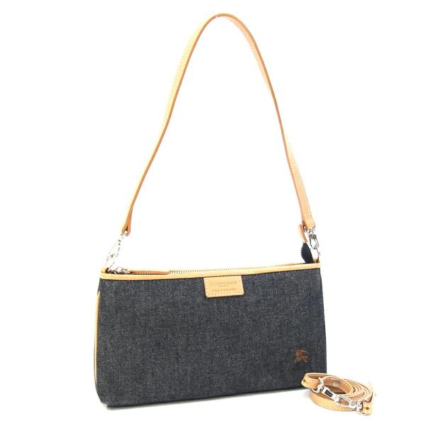 バーバリーブルーレーベル 2WAYショルダーバッグ ブラック ブラウン