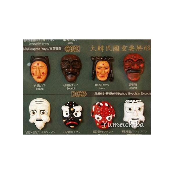 韓国 無形重要文化財 仮面 額装 レプリカ