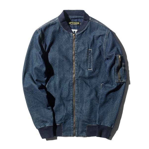 ジャケット メンズ デニムジャケット Ma1 アウター デニムma 1