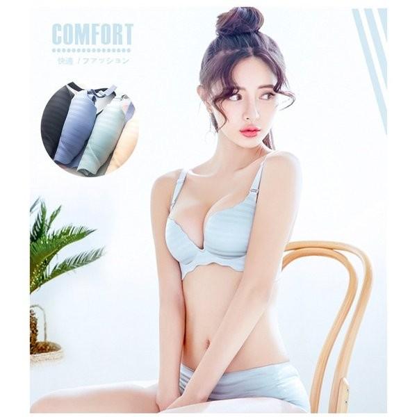 ブラジャーショーツセット 下着女性 美バストメイク 勝負下着 誘惑 ワイヤーなし 可愛い キュート 4色 ランジェリー Ny 夢価格 通販 Yahoo ショッピング