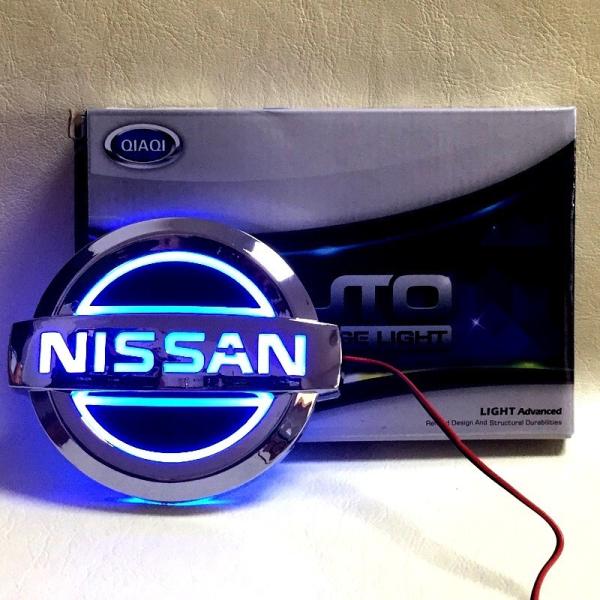 Nissan車 Ledエンブレム 交換式117mm 立体5ｄタイプ 青色 032 Yumekaショップ 通販 Yahoo ショッピング