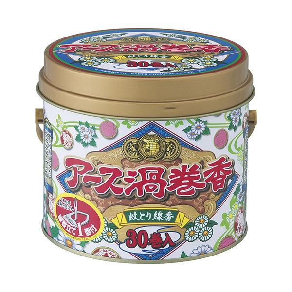アース製薬(株) アース渦巻香 30巻缶入 (蚊取り線香)