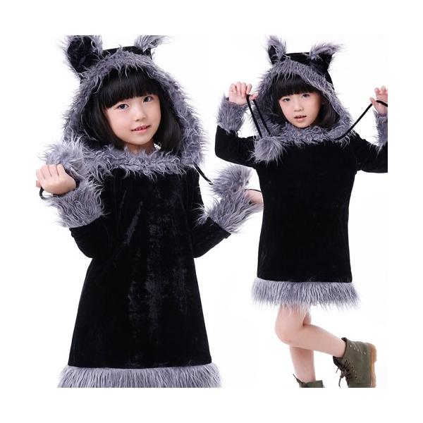 返品交換不可商品 ハロウィン コスプレ キッズ用子キツネコスチューム 子供用 クリスマス コスチューム キッズ キツネ 黒狐 黒 狐 Fox フォックス アニマル Buyee Buyee 일본 통신 판매 상품 옥션의 대리 입찰 대리 구매 서비스