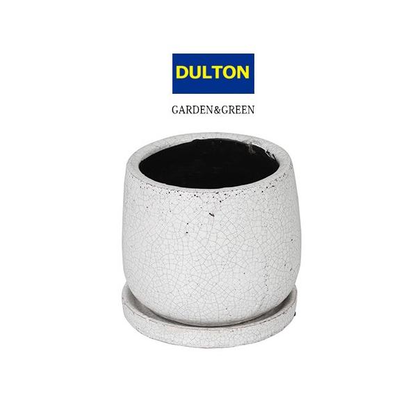 �_���g�� �O���C�Y�h�|�b�g�@���E���h WHITE �ꌊ ��M�t�� GLAZED POT ROUND WHITE L ������� �l�C