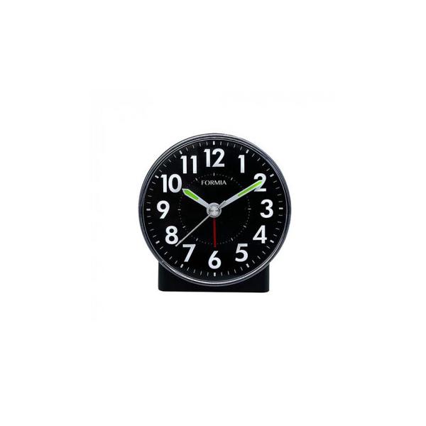 他サイト： 保土ヶ谷電子販売 目覚まし時計 連続秒針 HT-A043W-BKの商品画像