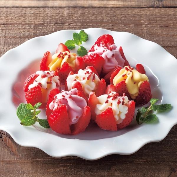 博多あまおう 花いちごのアイス 7個 22 6747 019 ユメルカ 通販 Yahoo ショッピング