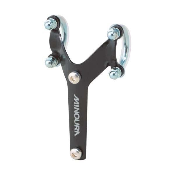 ・ステムをまたいで装着できるホルダー。・ハンドルバーに取り付けるボトルケージ取り付けホルダー。・ハンドルバー22mm径に装着可能。・ボトル1本用。