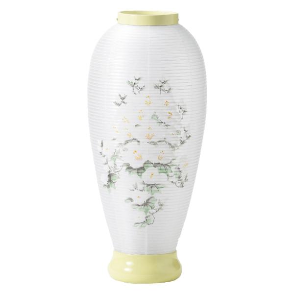 盆提灯 岐阜提灯 置き提灯 創作提灯 夏目灯 レモン470芙蓉 廻転 (P14)(2495)