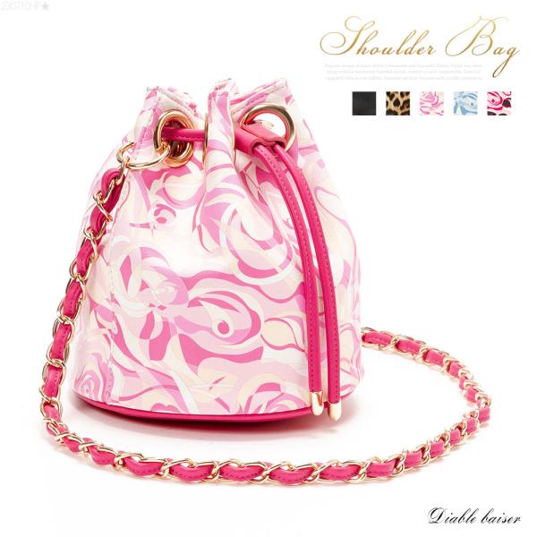 ショルダーバッグ レディース 巾着 斜めがけ 大人 バッグ ギャル