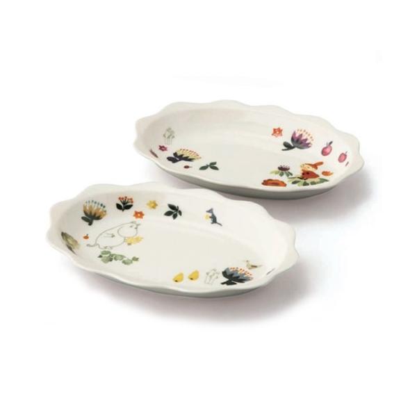 MOOMIN（ムーミン）ハーバリウム ペアフラワープレート MM2100-150